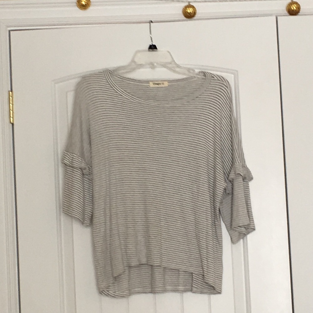 Striped 3/4 Sleeve